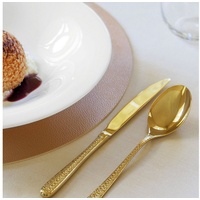 Sambonet Venezia Set 6 Mokkalöffel Edelstahl/PVD Gold
