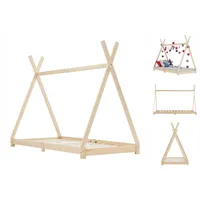 VidaXL Kinder-Bettgestell Massivholz Kiefer 70 x 140 cm