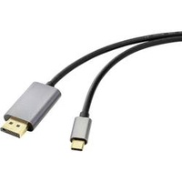Renkforce USB-C® / DisplayPort Adapterkabel USB-C® Stecker, DisplayPort Stecker