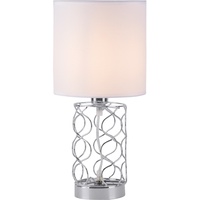 Just light. Tischleuchte Deva Stahlfarben 18 x 35 cm