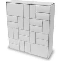 Itenga Adventskalender zum Füllen Quader Mix (weiß) - Weiß