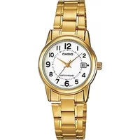 Casio Collection LTP-V002G-7BUDF Damenuhr - Weiß/Weiß