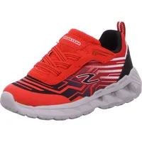 SKECHERS Jungen Magna Lights Sneaker, rot 21