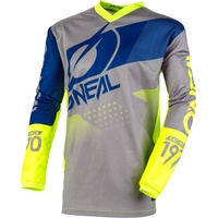 O'Neal Element Factor Motocross-Jersey grau, S