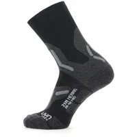 Uyn Merino Mid Trekkingsocken doppellagig Damen black/grey 39-40