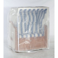 SonnenPartner Schutzhülle für 3-Sitzer transparent Strandkorbhülle - Sonnenpartner