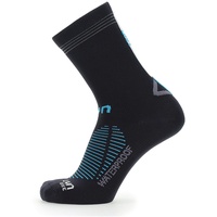 Uyn Waterproof 115 wasserfeste Sportsocken black/turquoise 35-38