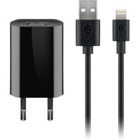 Goobay Apple Lightning Ladeset 1 A - schwarz