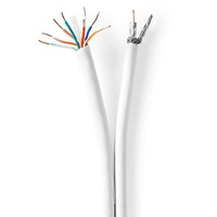 Nedis IEC (Coax) CAT6 Kombikabel RG59 75 Ohm geschirmt