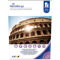 MediaRange Fotopapier für Tintenstrahldrucker, beidseitig Matt 250g, 50 Blatt