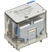 Finder 56.34.9.024.0000 Steckrelais 24 V/DC 12A 4 Wechsler 10St.