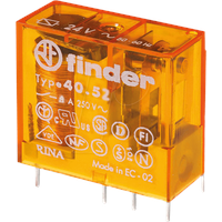 Finder 40.52.8.006.0000 Printrelais 6 V/AC 8A 2 Wechsler 50St.