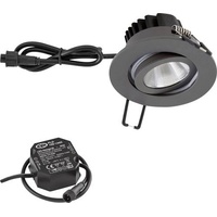 EVN Lichttechnik P-LED Deckeneinbauleuchte 3000K IP65 230V anth PC650N61602