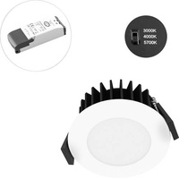 EVN Lichttechnik LED-Spot 230V dim. IP54 3000-5700K ws L54N070125