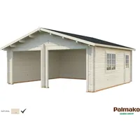 Palmako Holzgarage Roger ohne Tor 575 cm x 510