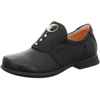 THINK! Damen PENSA chromfrei gegerbte nachhaltige Halbschuhe, SCHWARZ 43