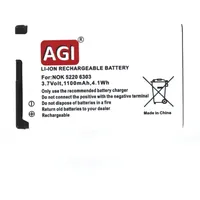 AGI Akku kompatibel mit Nokia 6303 Classic