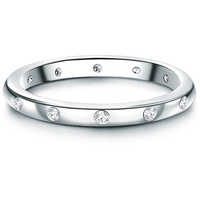Trilani Ring Sterling Silber Zirkonia in 52 Damen