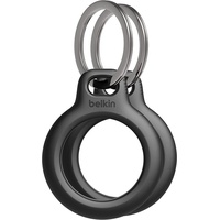 Belkin Secure Holder mit Schlüsselanhänger für AirTag schwarz 2er