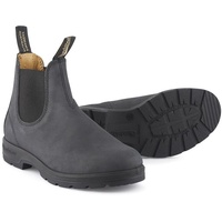 Blundstone 587 Rustic Schwarz Leather (550 Series) Rindsleder Größe: