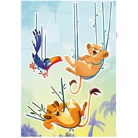 KOMAR Dekosticker Lion King Relax 50 x 70 cm