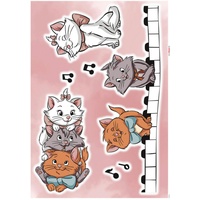 KOMAR Wandtattoo Aristocats Kittens - 50 x 70 cm,