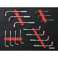 Mephisto Werkzeugwagen 8 Schubladen mit Werkzeug befüllt inkl. Pfeifenkopfschlüssel