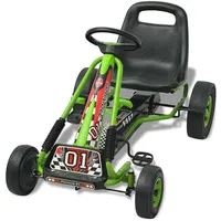 VidaXL Pedal Go-Kart grün (vidaXL)