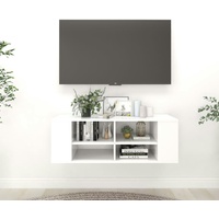 VidaXL TV-Wandschrank Weiß 102x35x35 cm Holzwerkstoff
