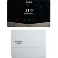 Vaillant Funk-Heizungsregler sensoCOMFORT VRC 720f,eBUS-Schnittstelle, Thermostat, Schwarz, Weiss