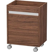 Duravit Ketho Rollcontainer KT2530R2121 50x36x67cm, Tür rechts, nussbaum dunkel