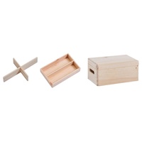Zeller 13325 Kiste, Holz, Natur, 30 x 20 x