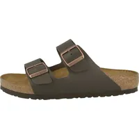 Birkenstock Arizona Naturleder schmal dunkelbraun 36