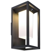 Deko-Light Samas Solar Wandaufbauleuchte IP54 Dunkelgrau