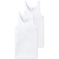 SCHIESSER Unterhemd 2er Pack - ärmellos, Cotton Essentials, 2er-Pack,