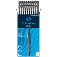 Schneider Kugelschreiber LOOX schwarz, Schreibfarbe: schwarz, 20 St.
