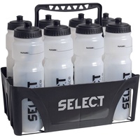 Select Trinkflaschenhalter f. 8 Flaschen schwarz, One Size Ohne