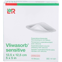 Lohmann & Rauscher Vliwasorb sensitive 12,5x12,5 cm Superabsorb.wundv