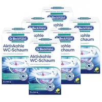 Dr. Beckmann Aktivkohle WC-Schaum 6 x 3 x 100