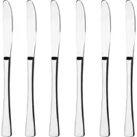 Gräwe Tafelmesser 6 Stück, Edelstahl, Serie Würzburg
