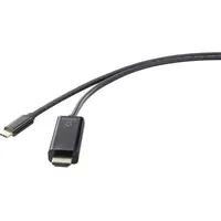 Renkforce USB-C / HDMI Adapterkabel USB-C Stecker, HDMI-A Stecker