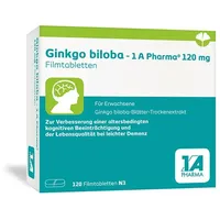 1 A Pharma Ginkgo Biloba-1a Pharma 120 mg Filmtabletten