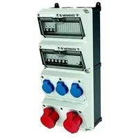 Mennekes Steckdosen-Kombination 940002 IP44 Blau 5 St.