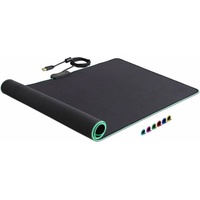 DeLock USB Mousepad RGB, 920x303mm, schwarz