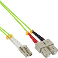 InLine LWL Duplex Kabel, LC/SC, 50/125μm, OM5, 7,5m