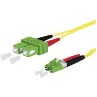 Metz Connect 151P1EAJA10E Glasfaser LWL Anschlusskabel [2x SC APC-Stecker