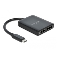 DeLock USB Type-C Splitter - 2 x DisplayPort MST