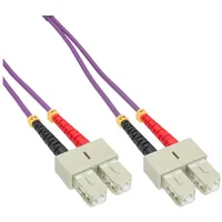 InLine LWL Duplex Kabel, SC/SC, 50/125μm, OM4, 25m