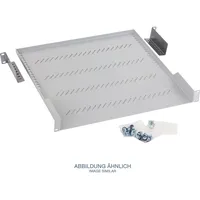 Triton RAC-UP-350-A1 48,26 cm (19 Zoll) Fachboden Perforiert,1HE Schwarz