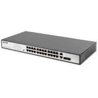 Digitus Professional DN-953 Rackmount Switch, 24x RJ-45, 2x RJ-45/SFP,